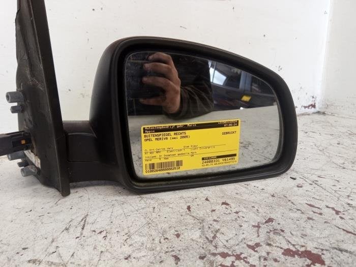Buitenspiegel rechts van een Opel Meriva, Gebruikt, -, -, Opel