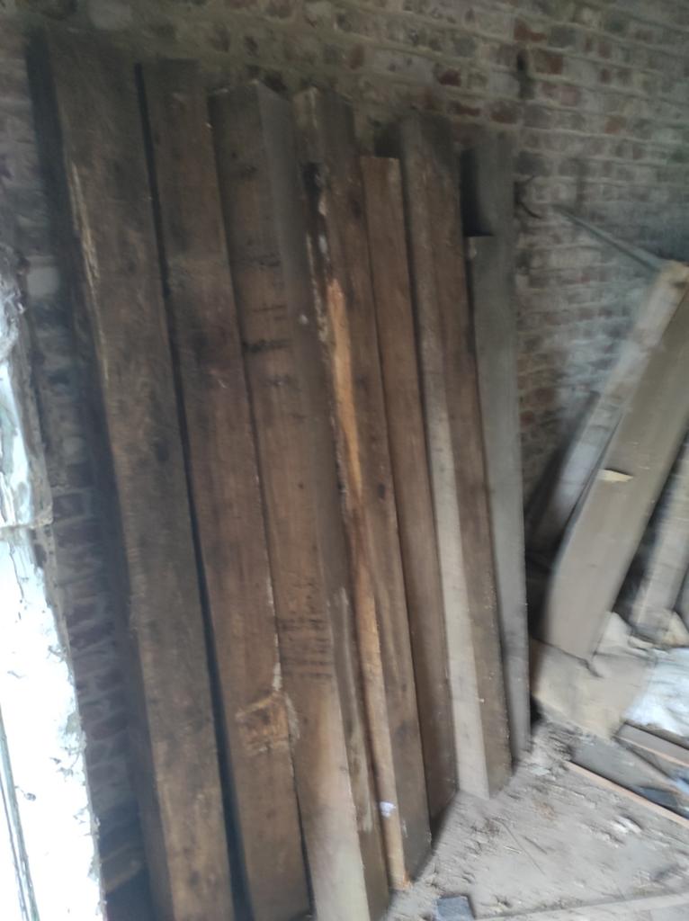20 Douglas balken 14,8 x 14,8 met diverse lengtes, Doe-het-zelf en Bouw, Hout en Planken, Ophalen