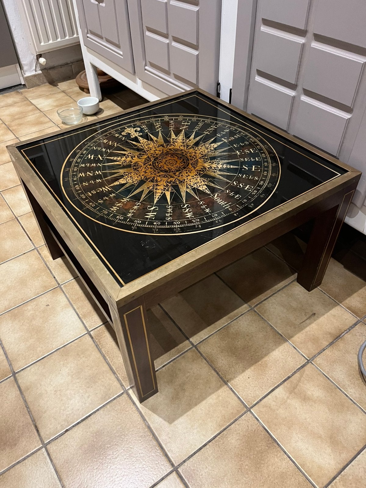 Mooie Retro salontafel, Ophalen, Zo goed als nieuw, Vierkant