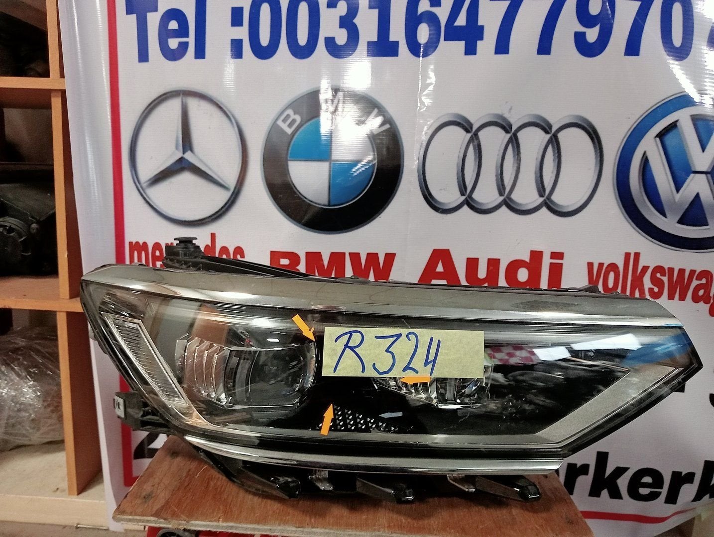 VW PASSAT 3G B8 FACELIFT VOL LED KOPLAMP RECHTS 3G1941082P, Volkswagen, -, Utilisé, -