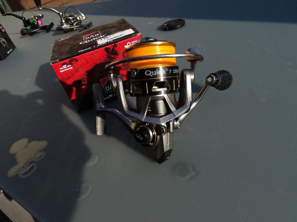 DAM Quick 7 2000 FD spinmolen met OVP, Watersport en Boten, Hengelsport | Algemeen, Ophalen of Verzenden, Zo goed als nieuw, Molen