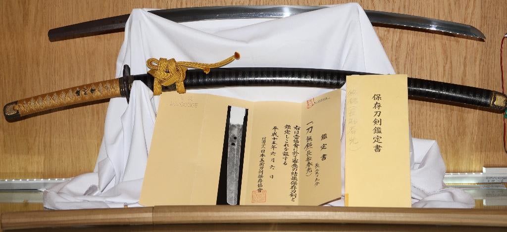 Osafune Harumitsu Katana Muromachi Periode NBTHK Hozon, Verzamelen, Ophalen of Verzenden, Landmacht, Zwaard of Sabel