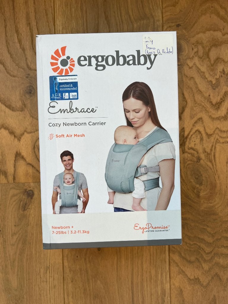 Ergo baby newborn carrier, Kinderen en Baby's, Babydragers en Draagdoeken, Zo goed als nieuw, Buik, Draagzak, Ophalen