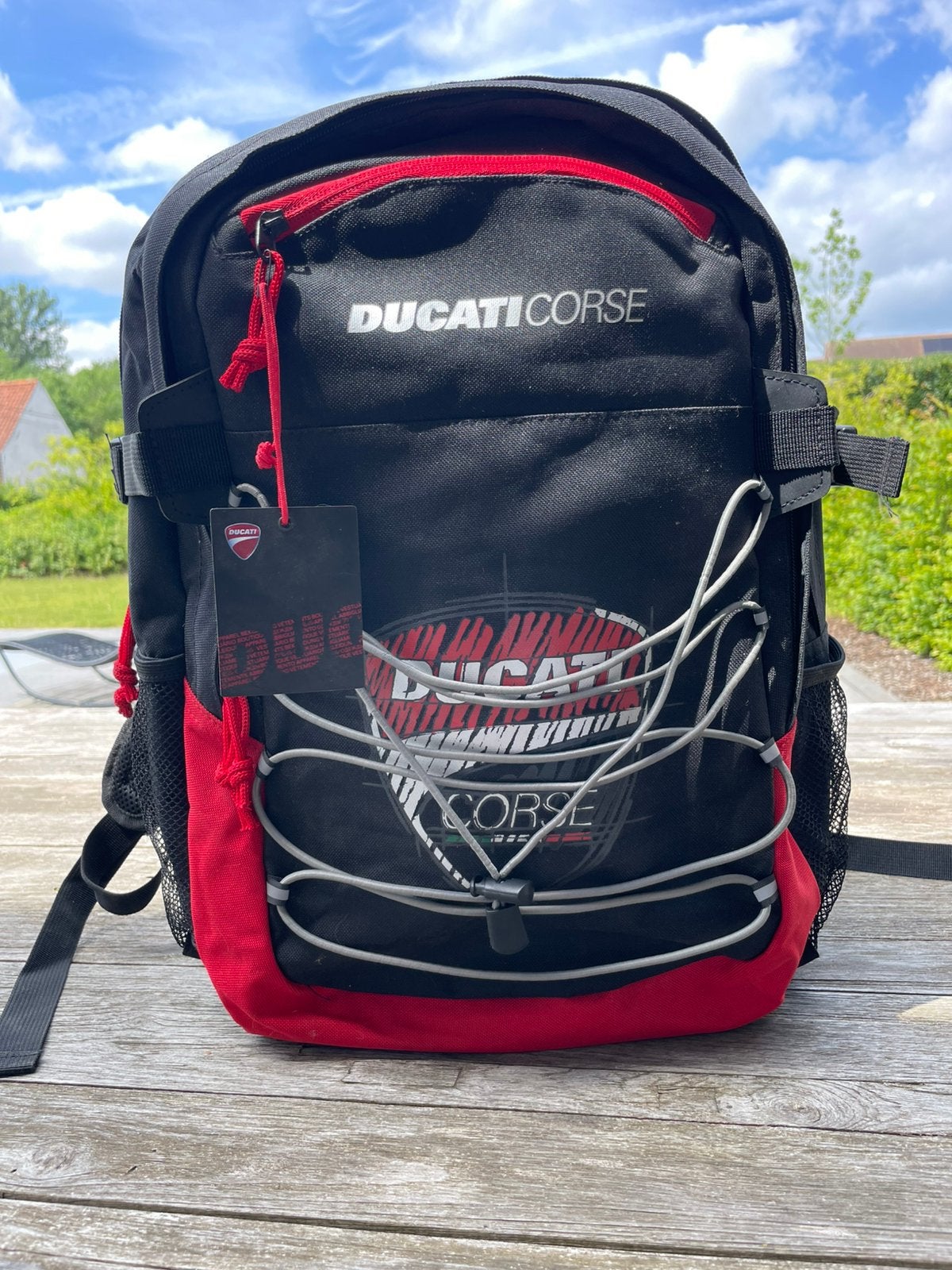 Ducati Corse rugzak, Motoren, Ophalen of Verzenden, Nieuw