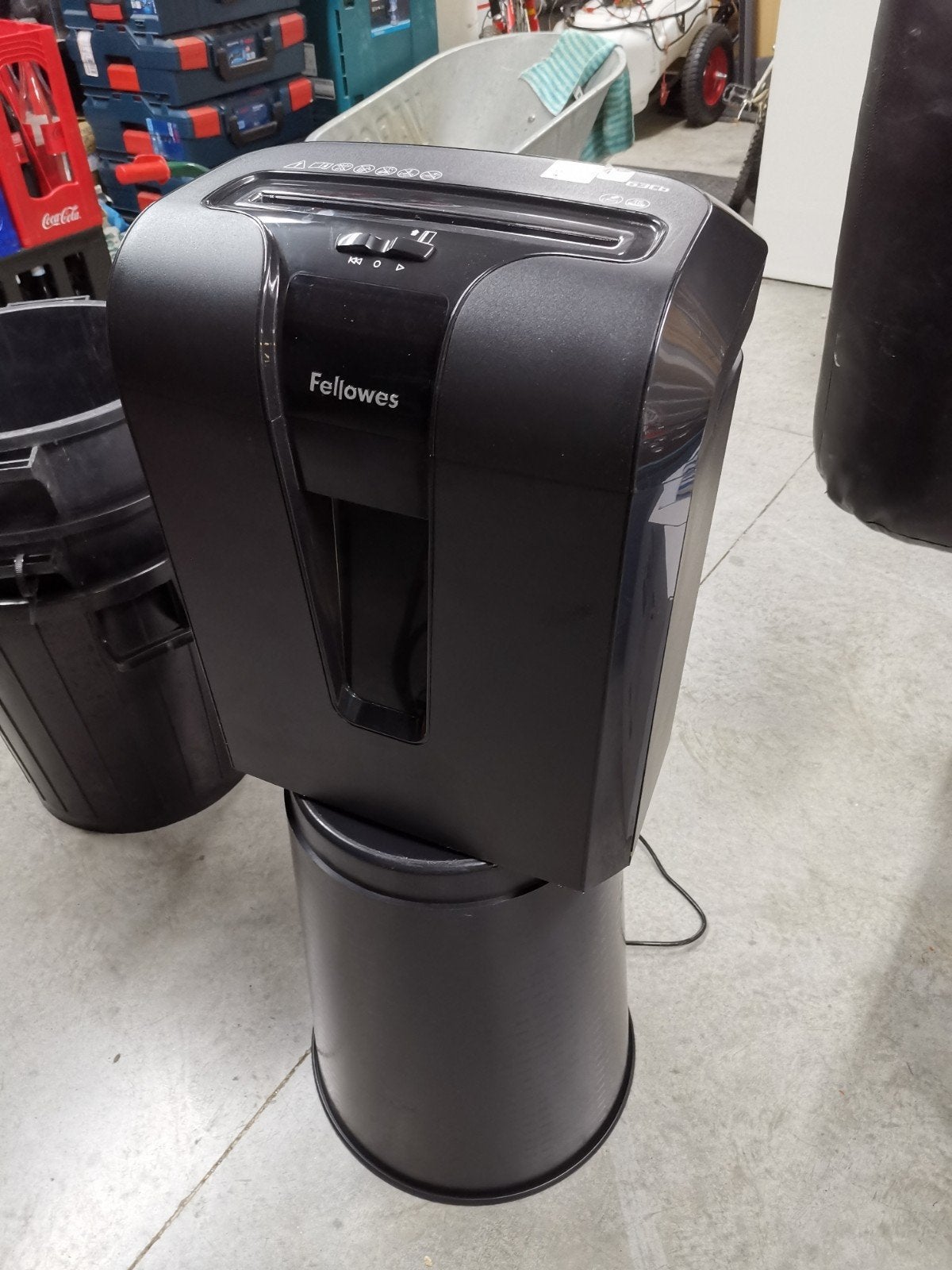 Déchiqueteuse Fellowes Powershred 63Cb – comme neuve, Ophalen, Zo goed als nieuw