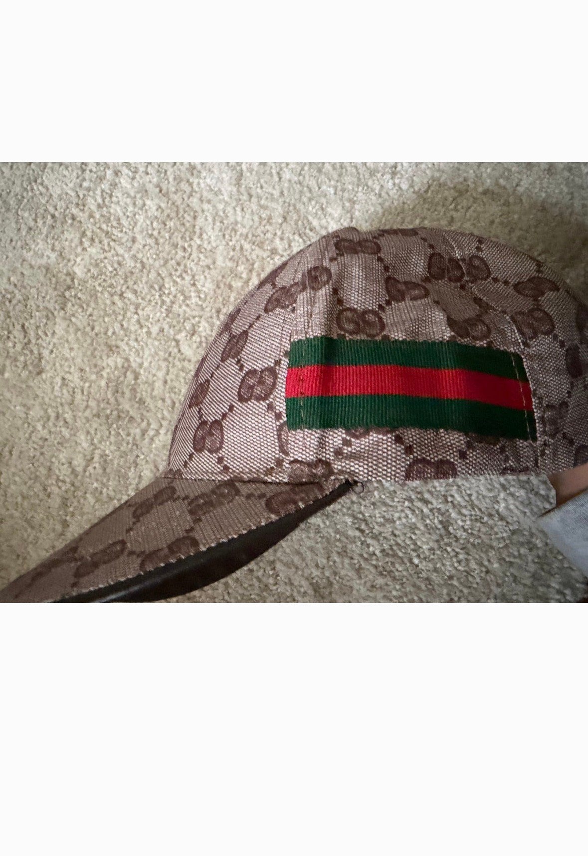Gucci pet, Kleding | Heren, Verzenden, Zo goed als nieuw, Pet
