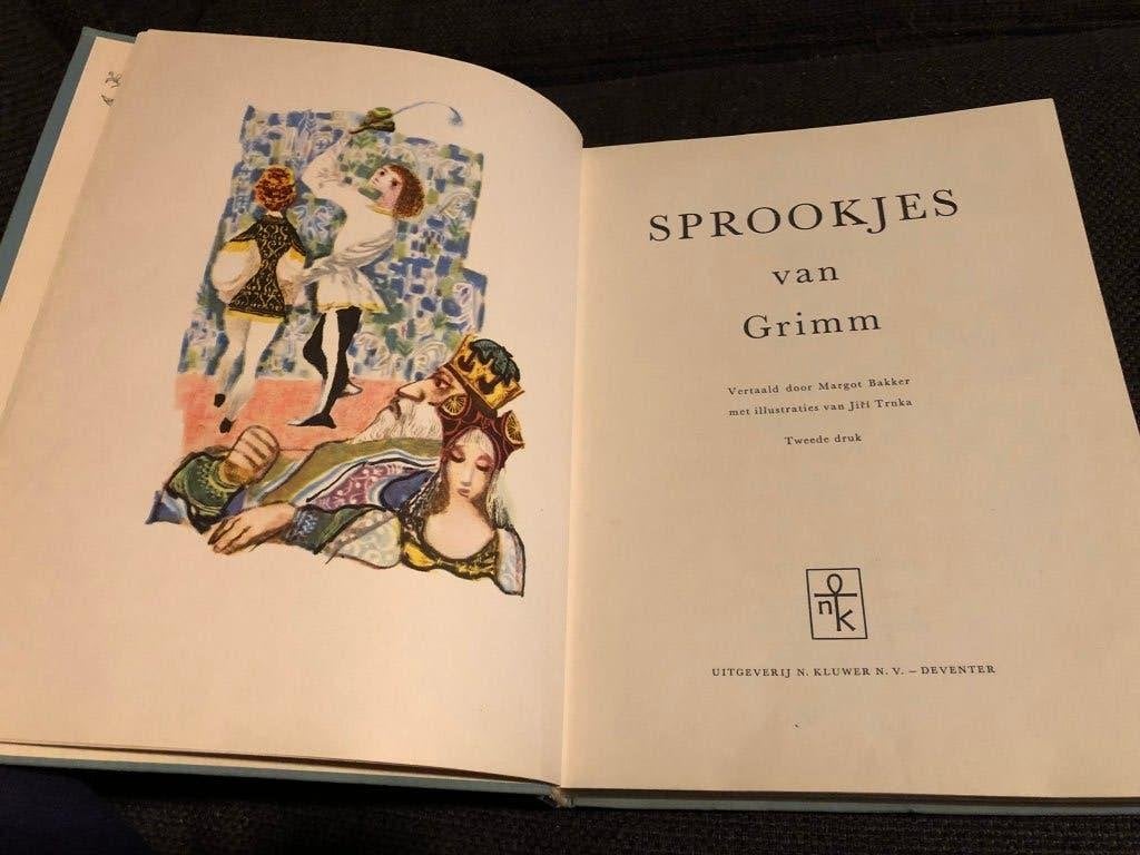 Sprookjes van Grimm - Margot Bakker *Czechoslovakia *, Boeken, Sprookjes en Fabels, Gelezen, Ophalen of Verzenden