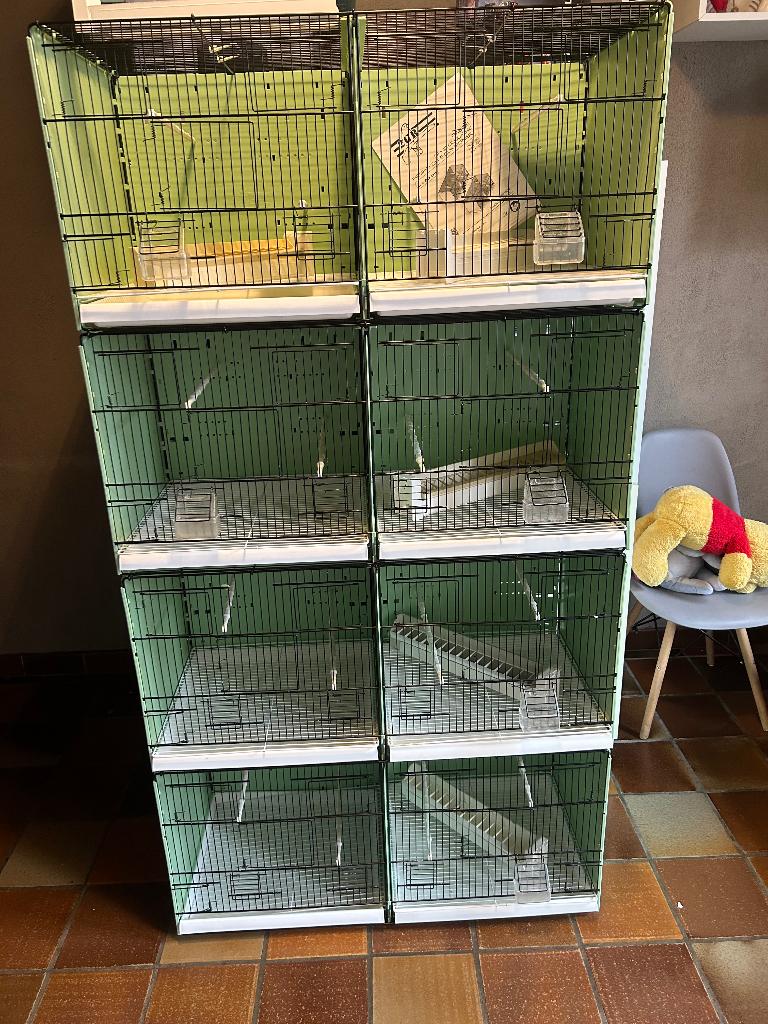 Cage d élevage 2 gr  portofino, Enlèvement, Comme neuf, Synthétique, Cage d'élevage