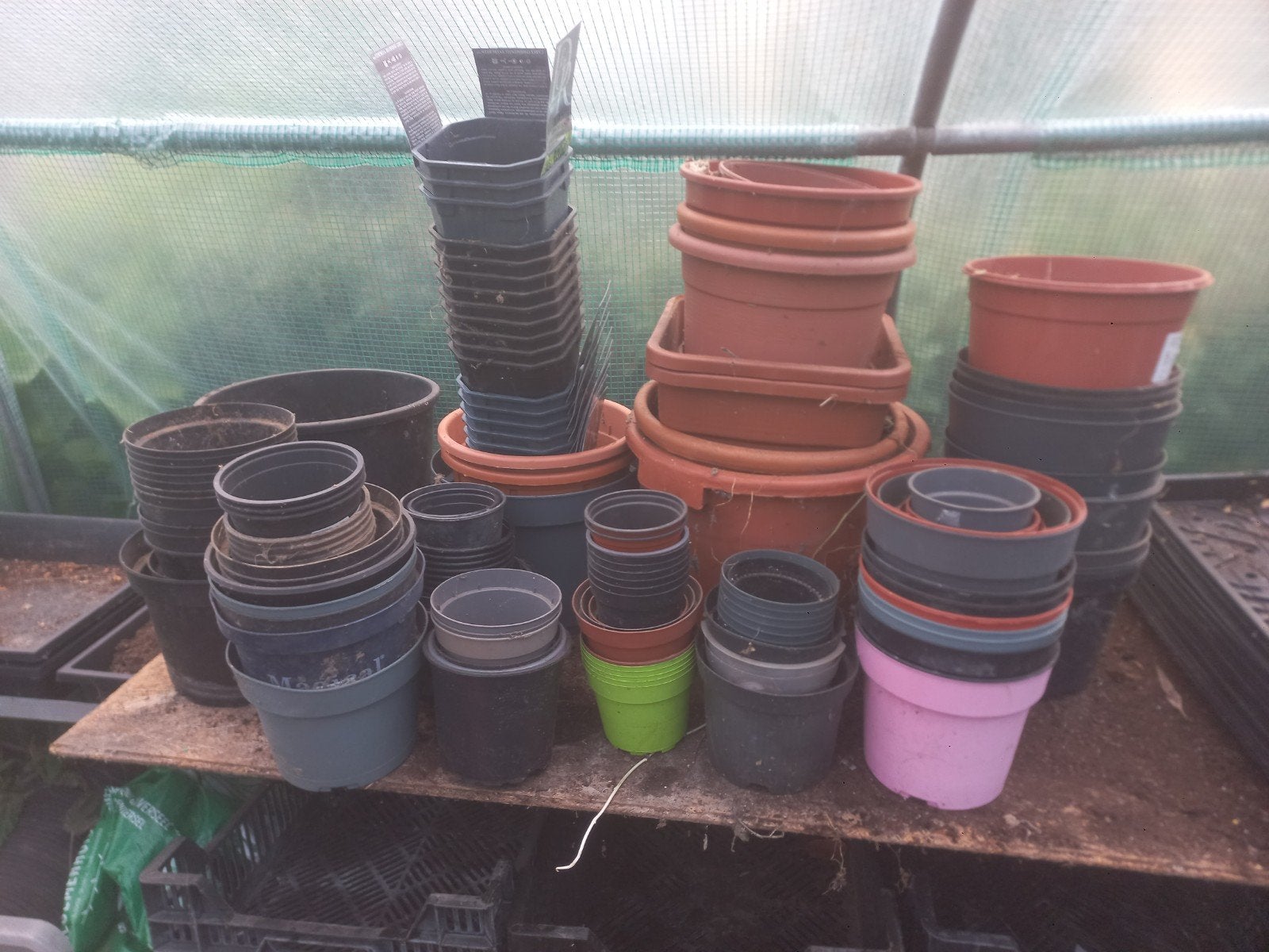 assortiment bloempotten gratis, Enlèvement