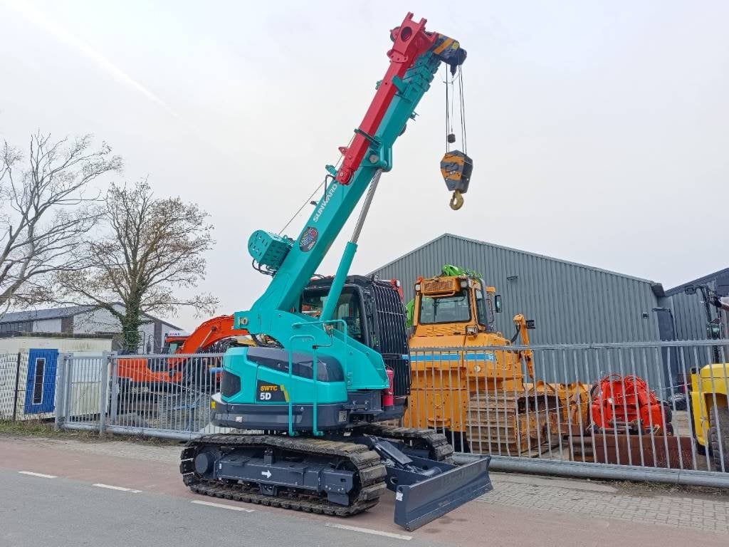 Sunward SWTC 5 D rups hijskraan crane 10 tm 5000 kg 20 m, Grue