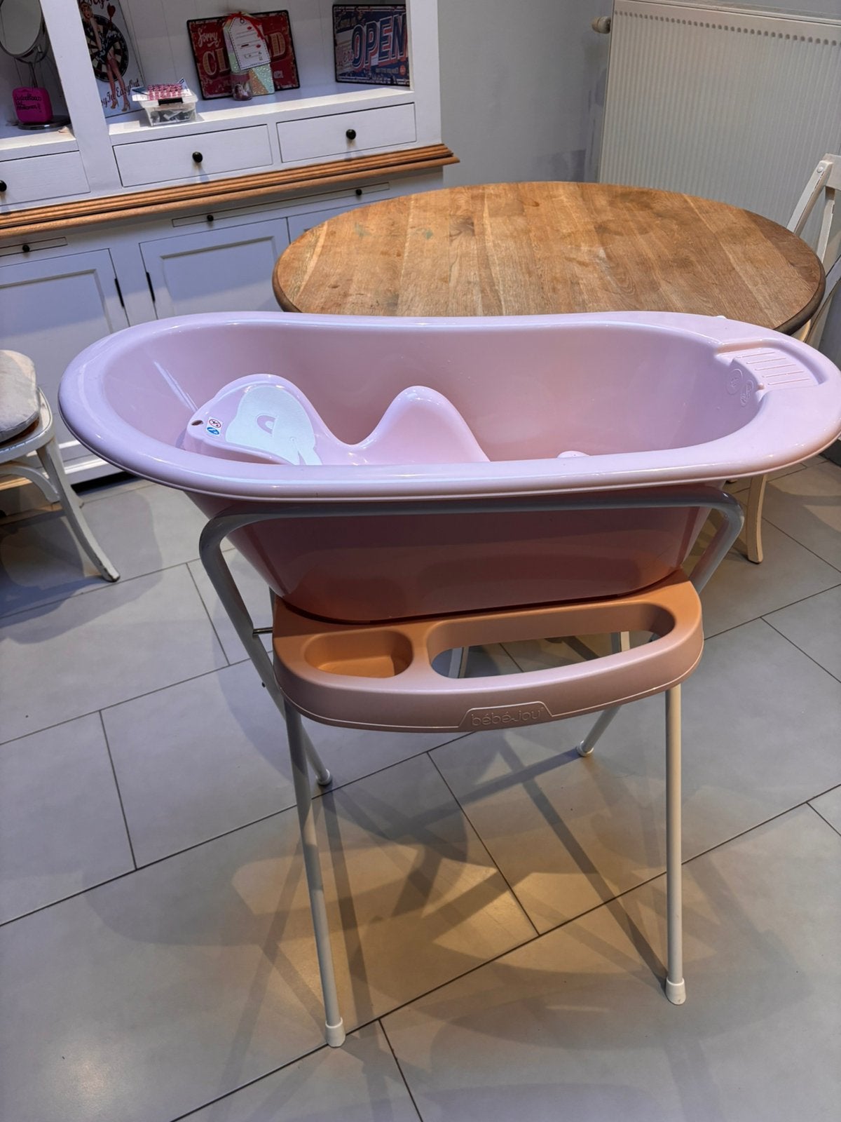 Baby badje, Kinderen en Baby's, Badjes en Verzorging, Ophalen, Zo goed als nieuw, Badje, Bébé-jou