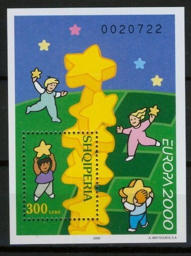 Albanië 2000 - CEPT blok 123 **, Verzenden, Postfris