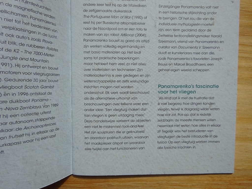 Panamarenko, 2022 Koksijde - bezoekersgids, Boeken, Ophalen of Verzenden, Nieuw, Beeldhouwkunst