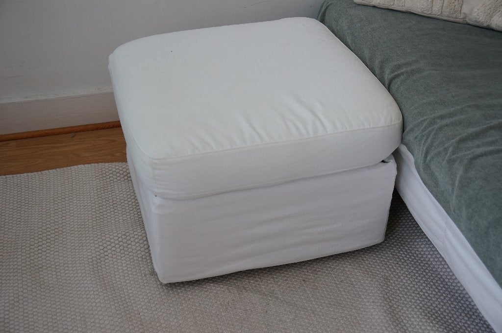 IKEA Large Repose-Pieds avec rangement, Maison & Meubles, Canapés | Repose-pieds & Poufs, Carré, Enlèvement, Utilisé, 50 à 75 cm