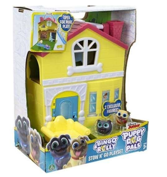 Disney Junior Puppy Dog Pals Stow N' Go Playset, Ophalen of Verzenden, Zo goed als nieuw, Jongen of Meisje