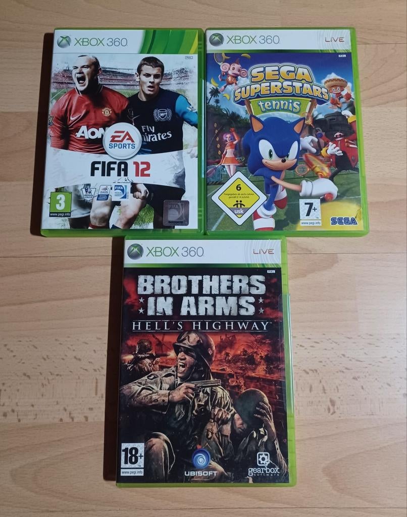 Lot 3 jeux Xbox 360, Enlèvement ou Envoi, Utilisé
