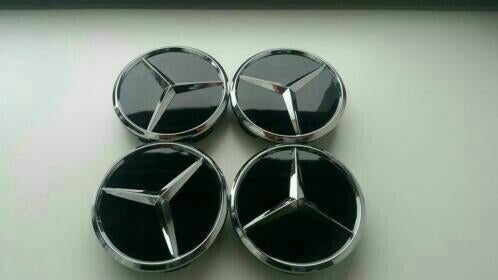 Mercedes naafdoppen voor replica velgen 60 mm / 56 mm, Ophalen of Verzenden, Nieuw