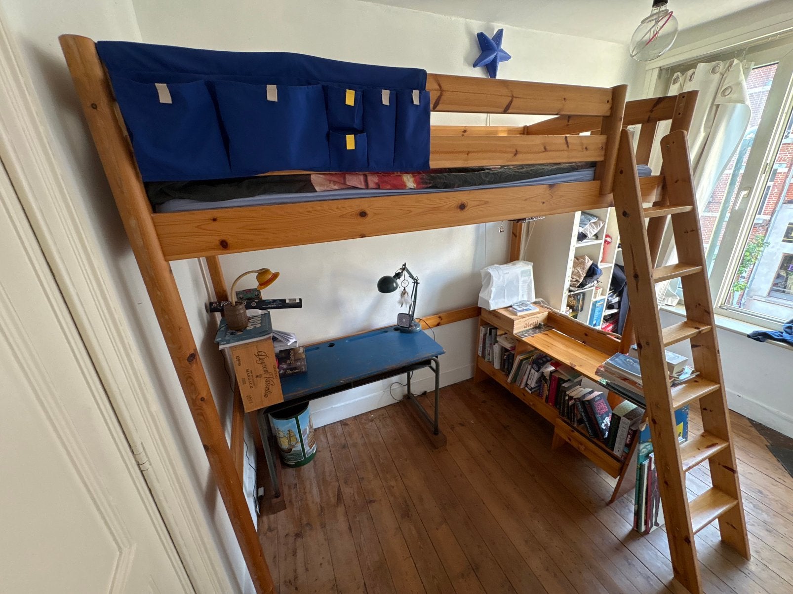 Lit en hauteur, Enfants & Bébés, Chambre d'enfant | Lits superposés & Lits mezzanines, Enlèvement, Utilisé, Lit mezzanine