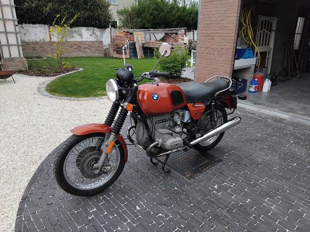 BMW R75/7, Motoren, 2 cilinders, 745 cc, Motorrijbewijs A, Gebruikt
