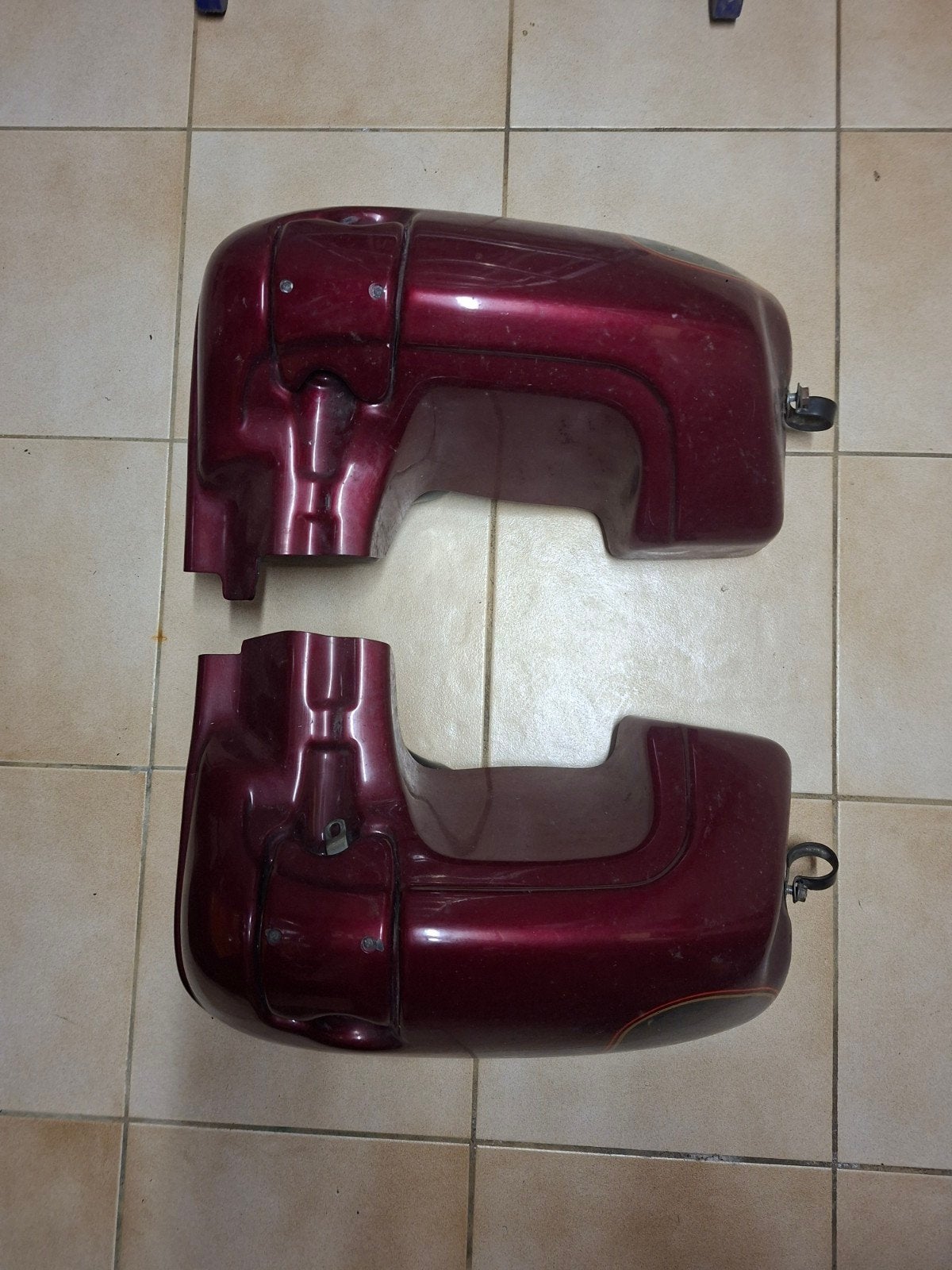 Harley Davidson lower fairing beenkappen, Motoren, Ophalen of Verzenden