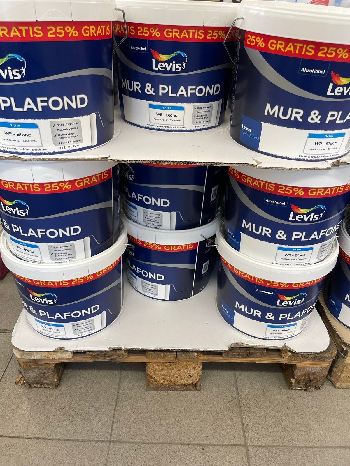 🎨📣Peinture Levis MAT, SATIN & VELOURS , Trimetal.. ️, Bricolage & Construction, Peinture, Vernis & Laque, Neuf, 10 à 15 litres