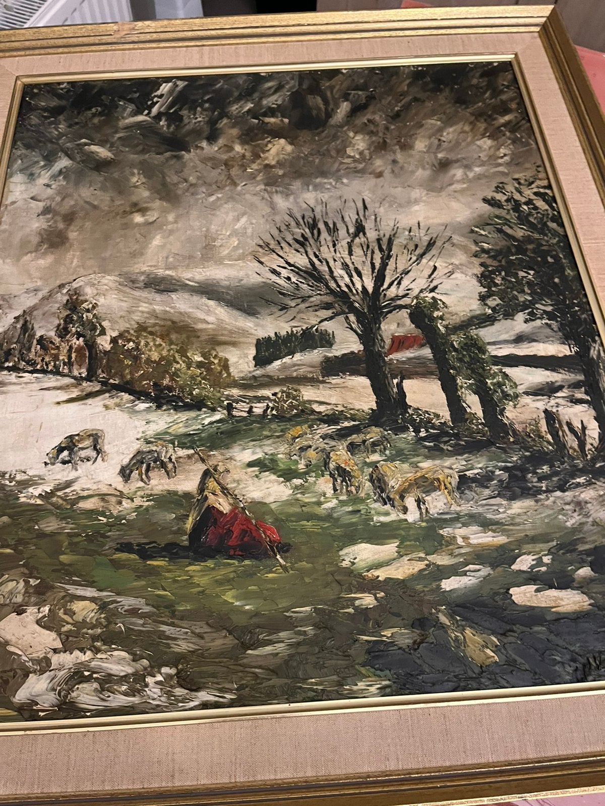 Schilderij, Ophalen