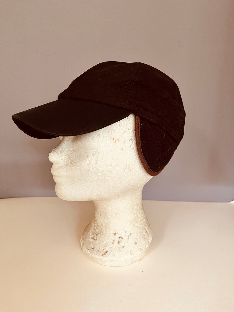 Casquette Derby Sport cuir avec cache-oreilles marron M 57, Enlèvement ou Envoi, Derby sport, 57 cm (M, 7⅛ pouces) ou moins, Casquette