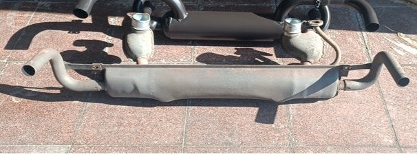 Repro vw 181 uitlaat met kachelpotten, Autos : Pièces & Accessoires, Enlèvement, Utilisé, Volkswagen