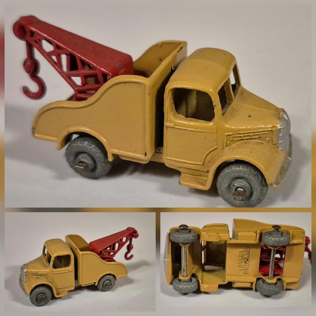 Matchbox Lesney 13-A 1955 Bedford Wreck Truck, Enlèvement ou Envoi, Comme neuf, Bus ou Camion