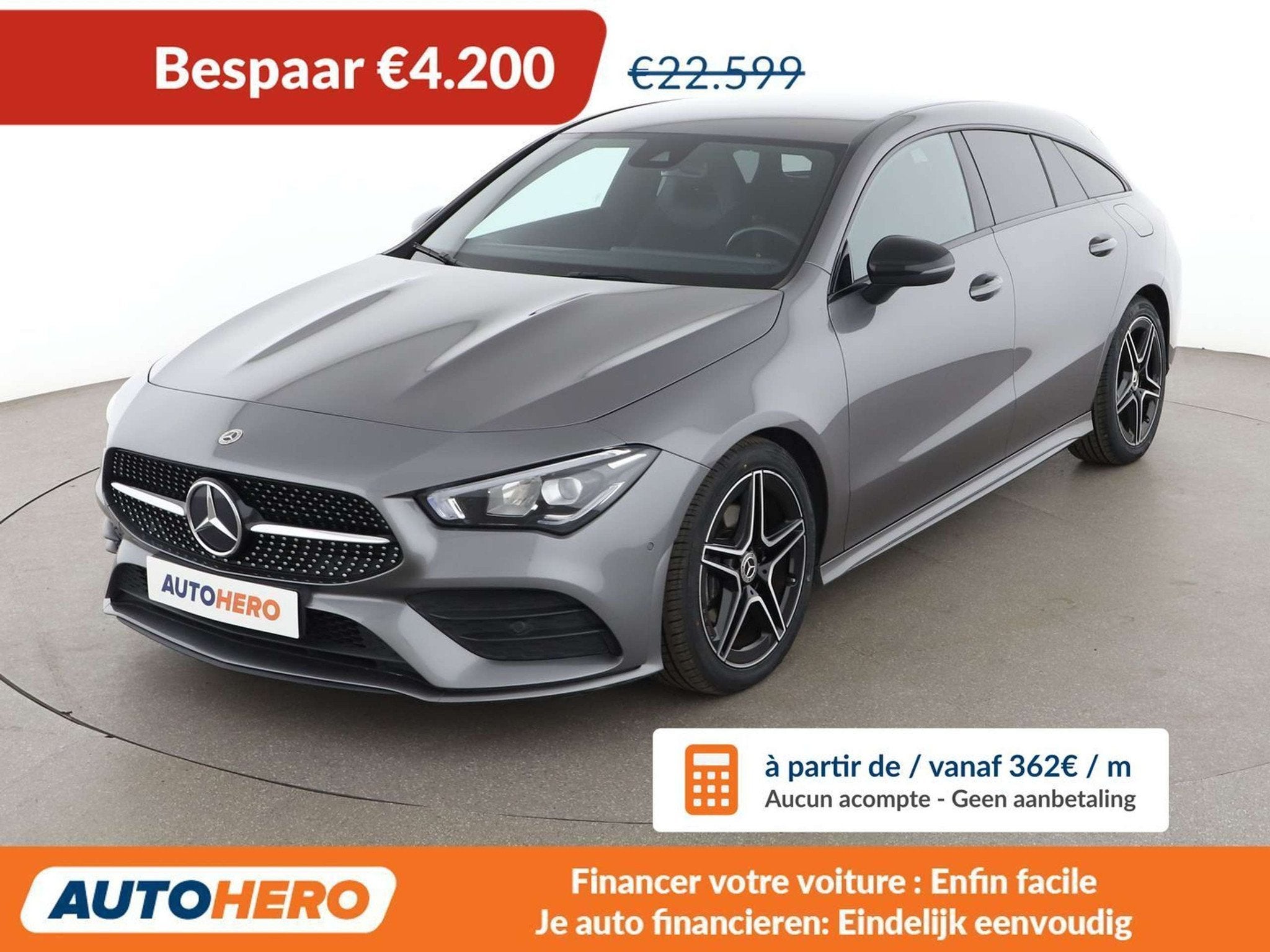 Mercedes-Benz CLA-Klasse 180 CLA 180 d Shooting Brake AMG Li, Autos, Achat, Détection des panneaux routiers, Euro 6, Noir