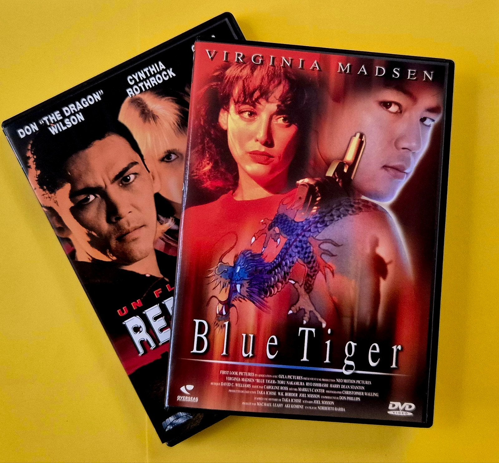 2x DVD 📀 Blue Tiger + rédemption - Thriller, CD & DVD, DVD | Thrillers & Policiers, Utilisé, Thriller d'action, À partir de 12 ans