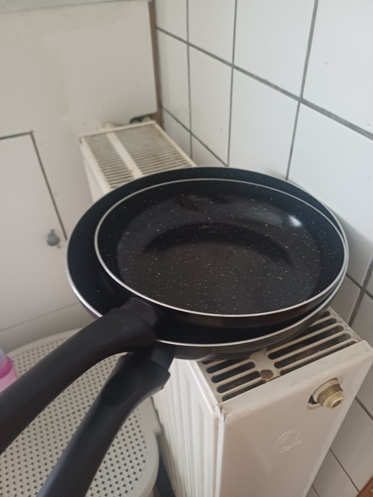 keramische koekenpannen, Ophalen, Koekenpan, Gebruikt, Antiaanbaklaag
