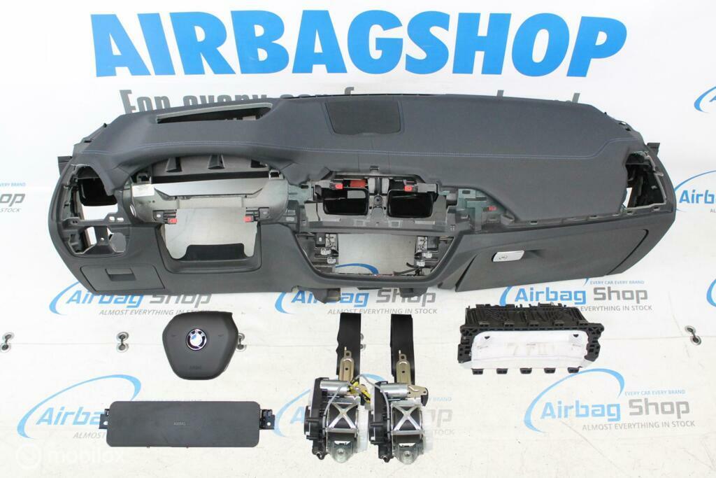 Airbag kit Tableau de bord HUD couture bleu BMW X4 G02, Gebruikt, Ophalen of Verzenden