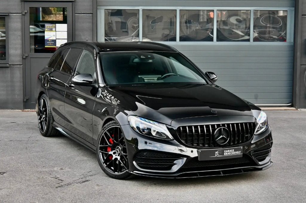 Mercedes - Benz C43 AMG -  Sportuitlaat - Maxton - NightPack, Autos, Cuir et Alcantara, Achat, Euro 6, Noir