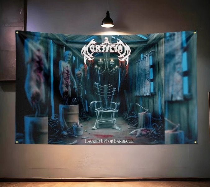 Grote vlaggen Mortician (150x90cm), Ophalen of Verzenden, Nieuw