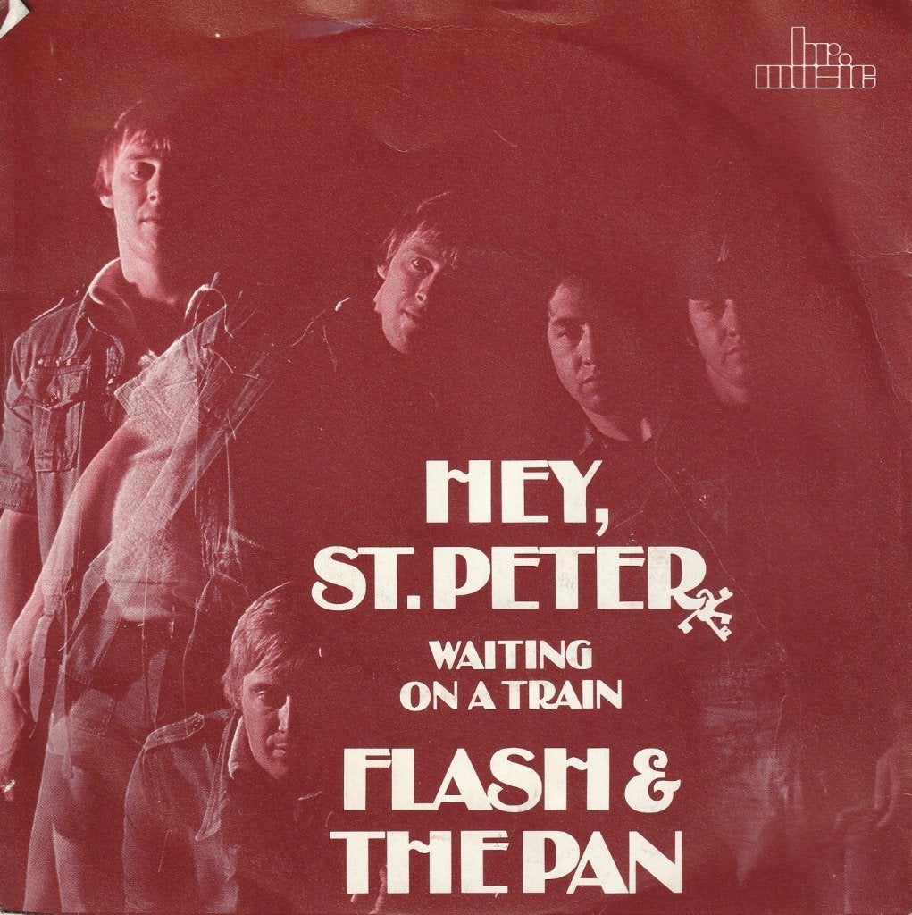 Flash & the Pan - Hey St. Peter / Waiting on a train, 7 inch, Comme neuf, Rock et Metal, Envoi