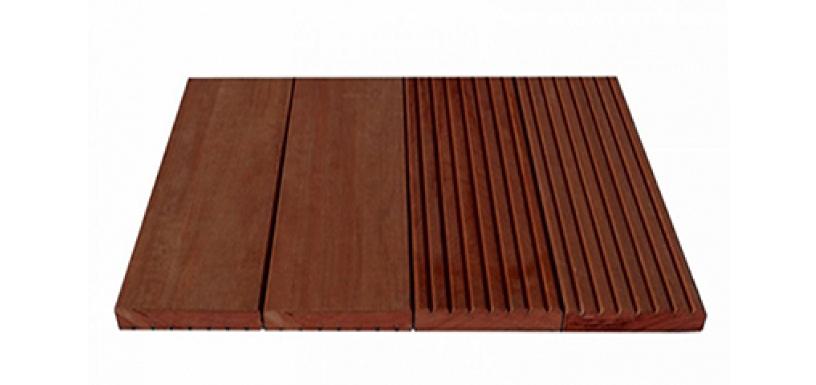 Planche de terrasse Massaranduba - 14 cm de large, Enlèvement, Neuf, 250 cm ou plus, Planches