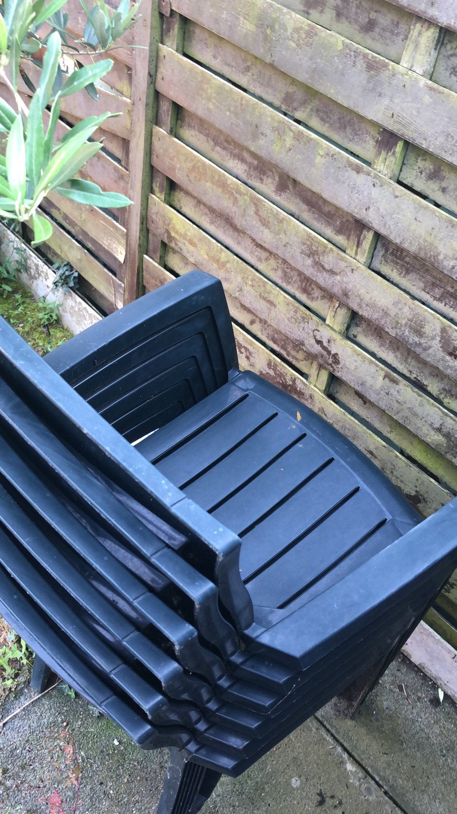 Tuinstoelen groen jardin, Jardin & Terrasse, Chaises de jardin, Enlèvement, Utilisé, Plastique, Empilable