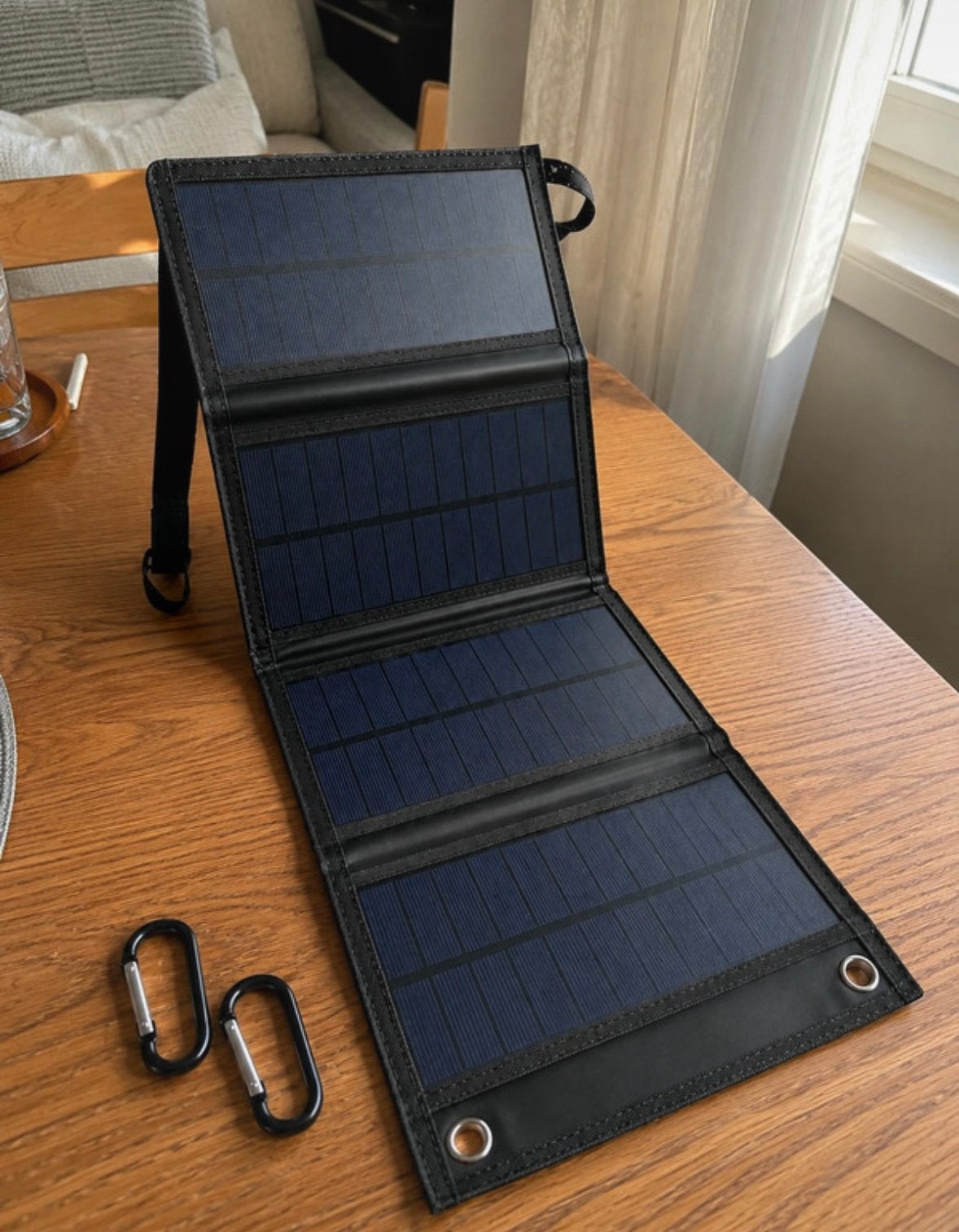 Draagbare zonnenpanelen, Audio, Tv en Foto, Opladers, Verzenden, Zo goed als nieuw