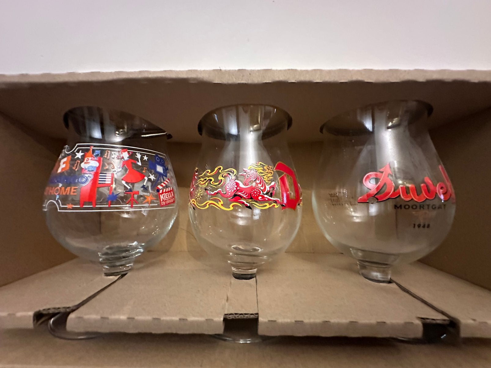 Duvel glazen te koop, Ophalen of Verzenden, Zo goed als nieuw, Glas of Glazen, Duvel