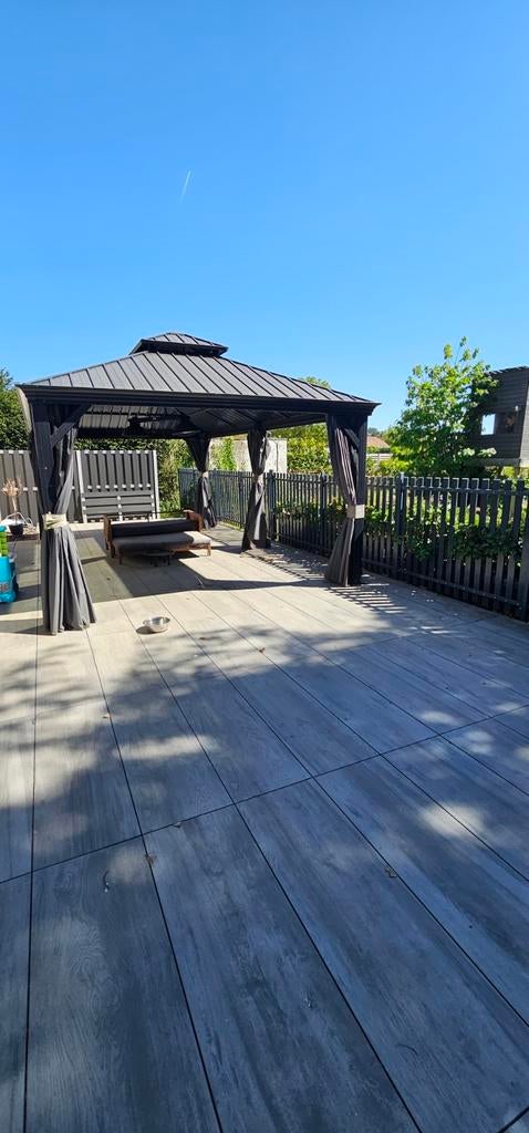 Overkapping, Jardin & Terrasse, Verrières, Enlèvement, Comme neuf, Pavillon de jardin