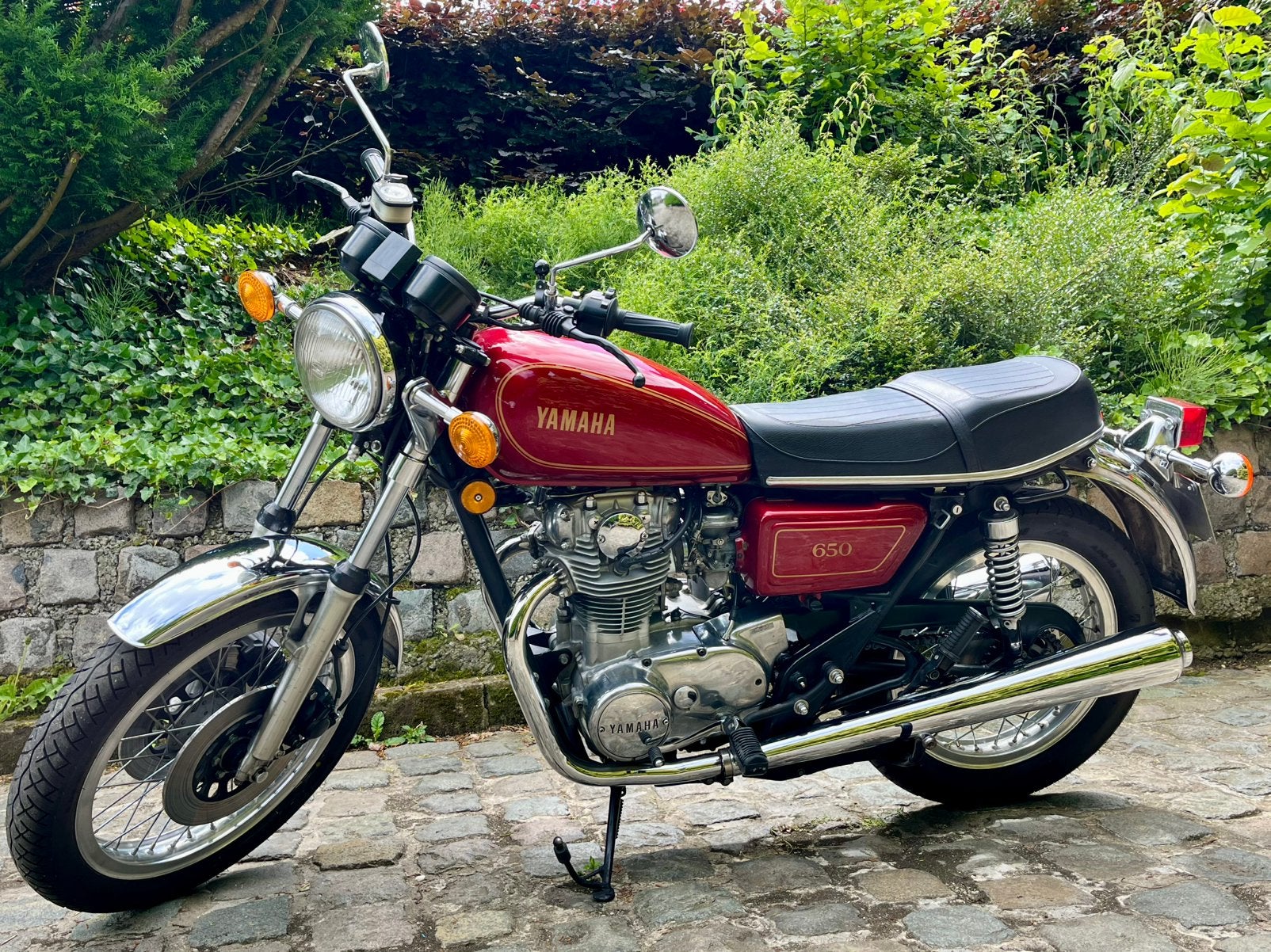 Très belle Yamaha XS650 peu kms, prête à immatriculer!, Occasion, Plus de 35 kW, 2 cylindres, Autre