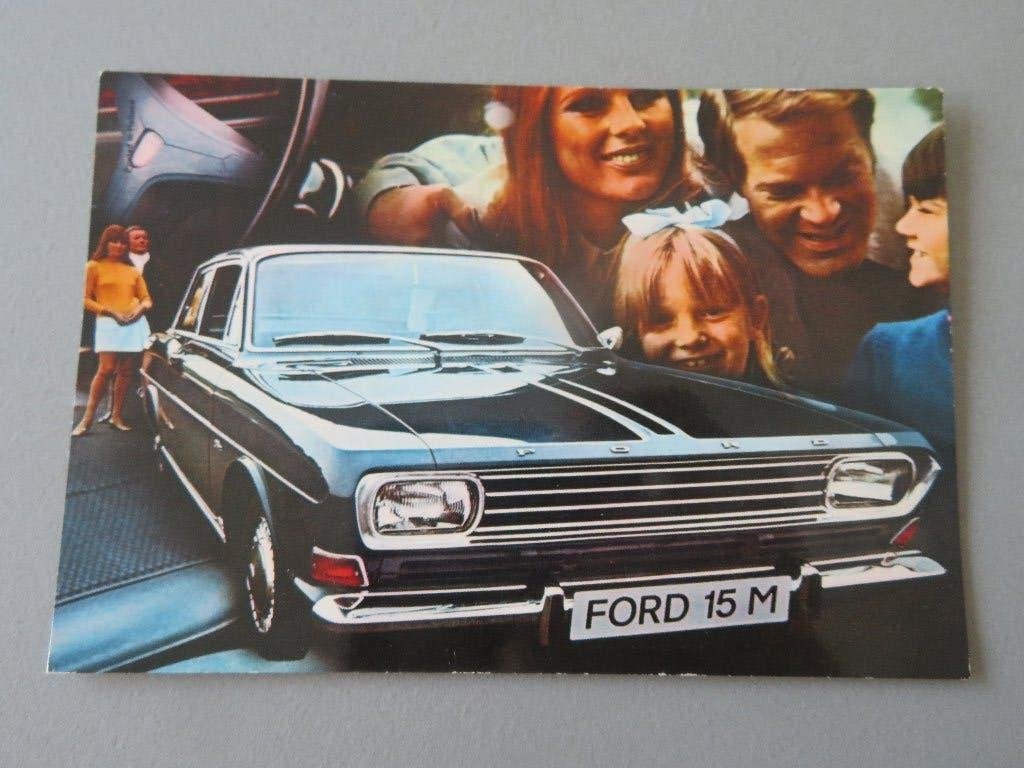oude reclame foto kaart Ford Taunus, Ophalen of Verzenden, Zo goed als nieuw, Overige typen