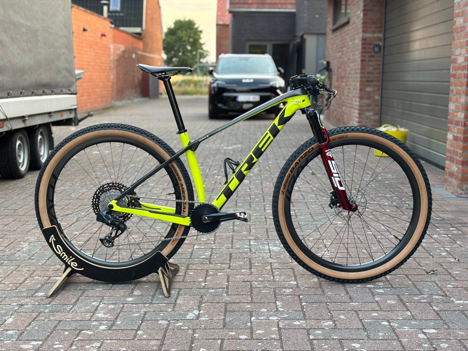 Custom Trek procaliber 9.6 maat m met 4iii powermeter, Fietsen en Brommers, Fietsen | Mountainbikes en ATB, Ophalen, Gebruikt