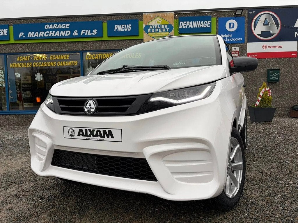 Aixam CITY EDITION DAYTONA (bj 2026, automaat), Auto's, Automaat, Leder en Stof, Wit, Bedrijf