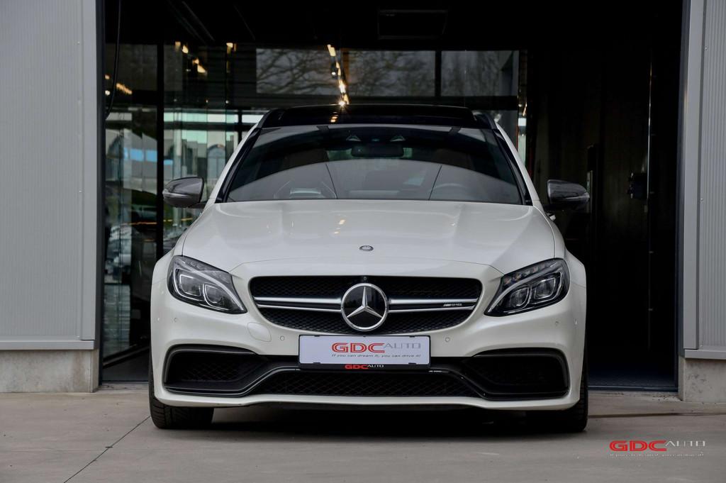 Mercedes-Benz C-Klasse 63 AMG C 63 AMG S I Carbon pakket I P, Auto's, Automaat, Wit, Leder, 5 deurs