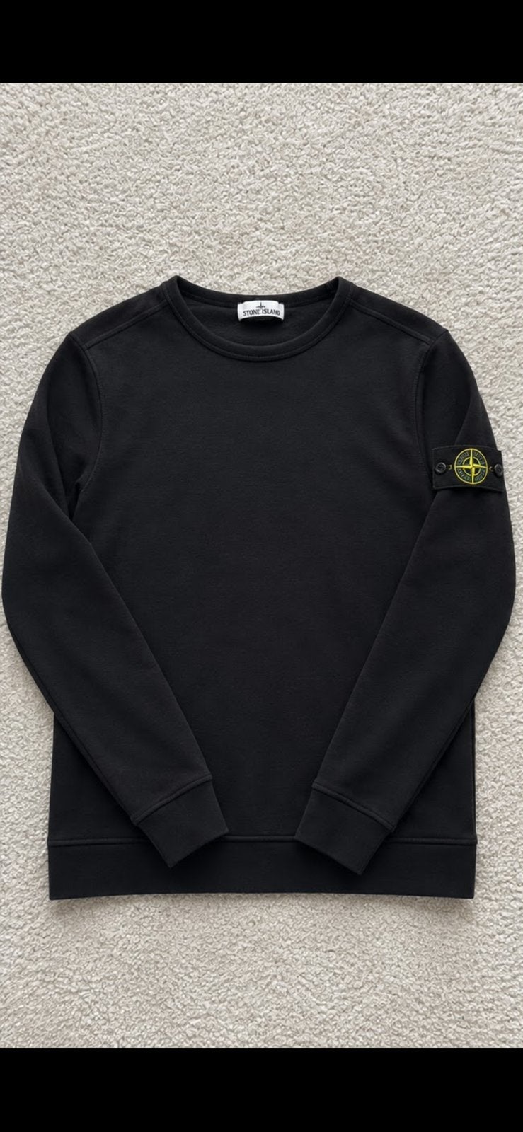 Stone Island sweater, Verzenden, Zo goed als nieuw, Maat 48/50 (M), Zwart