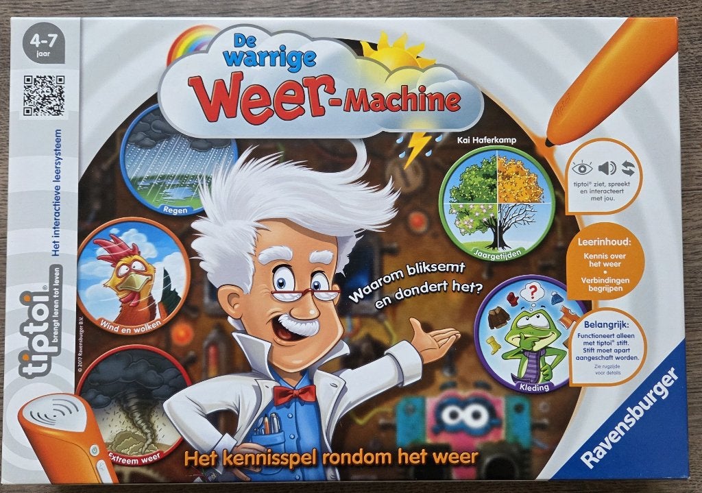Tiptoi - De warrige weer-machine (Ravensburger), Hobby en Vrije tijd, Gezelschapsspellen | Overige, Ophalen of Verzenden, Zo goed als nieuw
