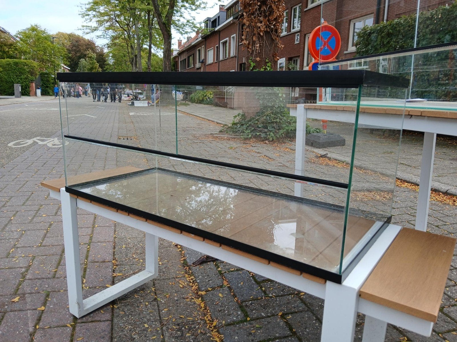terrarium/gerbilarium 82cm x 35cm x 33cm, Dieren en Toebehoren, Ophalen, Zo goed als nieuw