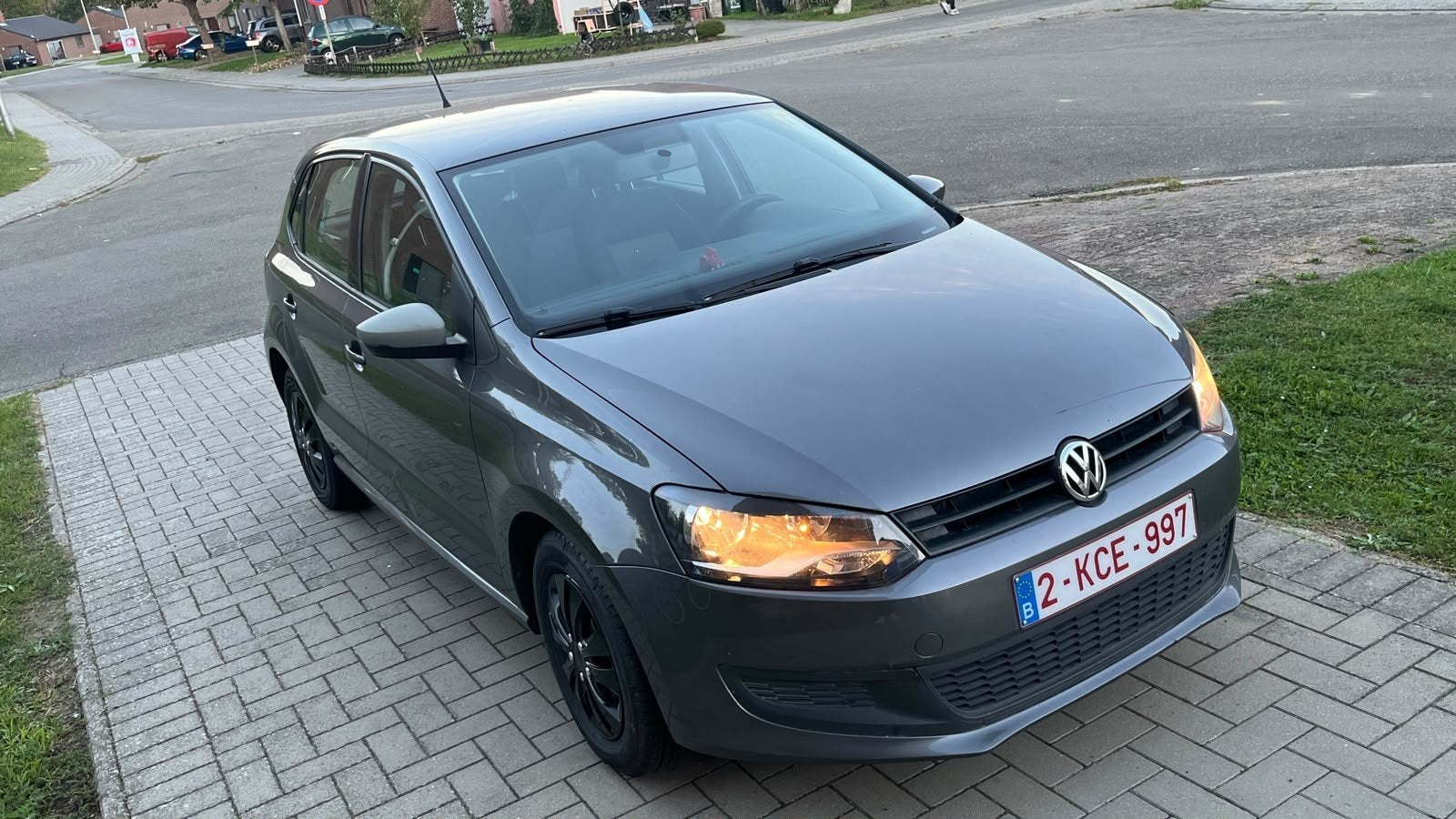 Volkswagen Polo 1.2 benzine, Auto's, Voorwielaandrijving, Euro 5, Stof, Zwart